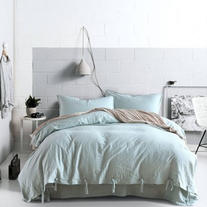 Bán buôn thoải mái 100 cotton satin tấm ga trải giường nhà dệt 4 cái bộ đồ giường màu đen đặt - Product Image 2