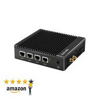 Appareil informatique réseau Pfsense avec 4 ports Ethernet, serveur filaire et sans fil, processeur N37OO sans ventilateur, 8 Go de mémoire - Neuf et en stock