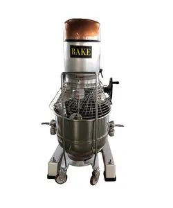 Commercial heavy duty planetary food mixer with stainless steel large bowl for snack making
