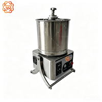 Nouveau moulin à chocolat automatique en acier inoxydable TUORONG 5 kg, broyeur à pierres pour chocolat, mélangeur de chocolat, petit moulin à double pierre