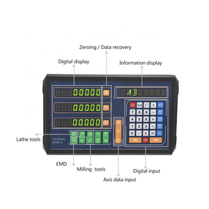 Pantalla de lectura Digital Dro de 2 ejes/3 ejes con codificador de regla de rejilla de escala de vidrio lineal de alta precisión para fresadora de torno - Product Image 2