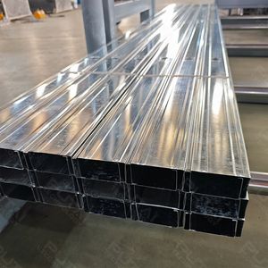 Putai Drywall Metal Profile Making Roll Ex C <span class=keywords><strong>Stud</strong></span> e U Track Roll formando máquina com empilhador - Product Image 5