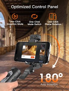 Hohem <span class=keywords><strong>Isteady</strong></span> Xe Kit estabilizador de cardán de teléfono cardán de 3 ejes para con luz de relleno ajustable magnética estabilizador plegable portátil - Product Image 6