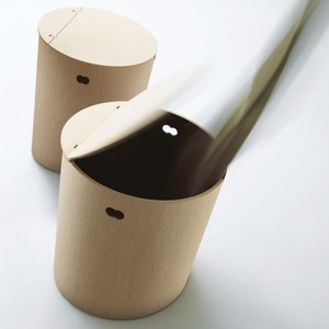 Agape Rattan e juta cesto di stoccaggio con coperchio tessuto a mano stile di tessitura per il bagno e la casa organizzazione - Product Image 4