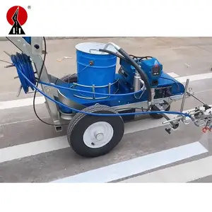 LXD-3L süper elektrikli yüksek basınçlı soğuk sprey yol işaretleme otopark şeritleme makinesi