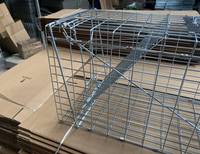 Cage à souris et à rats en métal à mailles fines, piège à animaux, cage à capture multiple, humaine