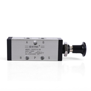 Válvula de control neumática Saihao TG2521H 08, válvula de inversión manual para operación de cilindros - Product Image 4