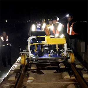 รถขนย้ายรางไฟฟ้า4-6ที่นั่งรถซ่อมบำรุงติดตามรถเคลื่อนที่ - Product Image 5