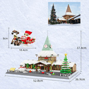 Wange 6218 Finlandia Rovaniemi Oficina de Papá Noel, Bloques de Construcción, Modelo de Ladrillos, Juguete Educativo de Plástico para Niños - Product Image 5