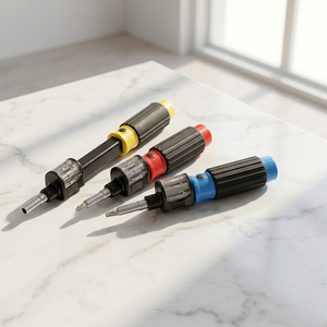 Multi-Functional Extensible Carbon Steel Hand Tool <b>Screwdriver</b> with Bit Holder Customizable 6 in 1 <b>Screwdriver</b> - Product Image 6