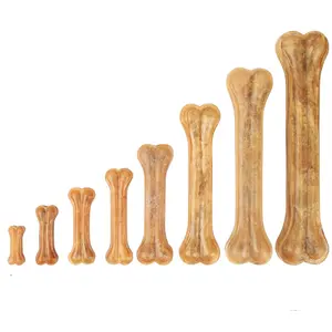 Natural Pet Food Oem High Quality Dog Treats Chewing Toys Snack Customized China Factory Suppliers 6"Rawhide pressed bone