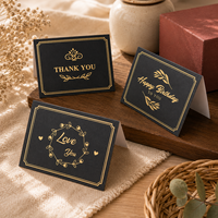 Cartes d'entretien pour bijoux personnalisées avec logo imprimé, finition mate, pliables, pour vendeurs e-commerce et boutiques