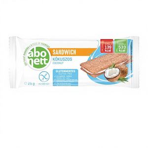 Sandwich de Coco Abonett Sin Gluten 26g X 25 Piezas, Bocadillos de Nueces y Semillas de Hungría, Modelo 704883 - Product Image 1