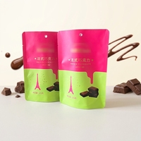 Sachet Doypack en Papier Kraft Stratifié Qualité Alimentaire avec Fermeture Ziplock, Impression Personnalisée OEM, Emballage Souple pour Lait, Gelée, Chocolat, Bonbons