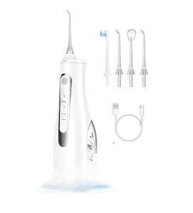 Hydropulseur dentaire professionnel portable à piles pour l'extérieur, irrigateur dentaire à eau avec étanchéité IPX7 - Product Image 1