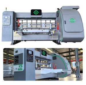 Machine d'impression automatique de boîtes en carton, imprimante 3 à 4 couleurs, machine à fabriquer des boîtes en carton et découpeuse <span class=keywords><strong>pour</strong></span> boîtes à pizza - Product Image 4