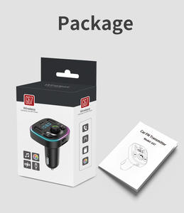 Reproductor <span class=keywords><strong>MP3</strong></span> Portátil para Auto G47 con Placa Decodificadora 5.0, Carga Rápida Dual USB C, Transmisor FM Manos Libres Multifuncional - Product Image 6