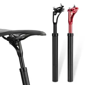 High Quality Aluminum MTB Seatpost Shock Absorber 27.2/30.9/31.6MM 3D Forged Head Hollow Mountain Bike Suspension Seat Post