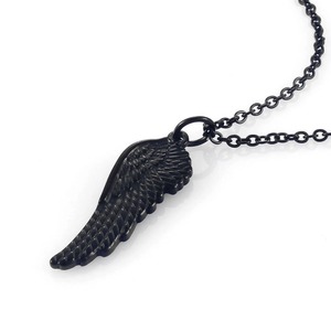 Pendentifs en acier inoxydable, motif aile d'ange, breloques à petit trou pour colliers, bracelets, fabrication de bijoux pour femmes - Product Image 1