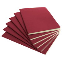 Carnet de notes couverture souple personnalisé impression Agenda carnets d'école bon marché OEM A5 carnet de notes kraft