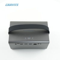 Proyector CAAVITS YHV7 Pro con Batería Integrada, LED de 600 ANSI Lúmenes, DLP 1280X800P, Android 9.0, Control Remoto, Cine en Casa Inteligente, 2G