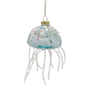 Ornamento Natalizio Unico a Forma di Medusa in Vetro, Sfera di Vetro Incantevole con Medusa per Albero di Natale - Product Image 6