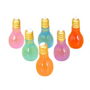 Bombilla 3D de Resina Ecológica con Efecto Luminoso Transparente de Colores, Ideal para Accesorios de Bricolaje y Miniaturas - Product Image 1