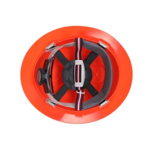 Helm Keselamatan tipe 1, helm keselamatan Kelas G penguatan pita industri konstruksi kerja cangkang PE teknik topi keras dengan lubang bernapas - Product Image 4