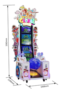 Mới nhất Arcade de ficha 'globe touri' trò chơi máy Redemption Xổ Số vé cho vui chơi giải trí 1 năm làm bằng kim loại bền - Product Image 6