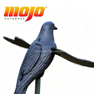 MOJO Outdoors Appât pour Corbeaux Magnétique à Ailes Battantes, Attire les Oiseaux, Alimenté par 6 Piles AA, Conception Légère en Plastique, Longue Portée - Product Image 5