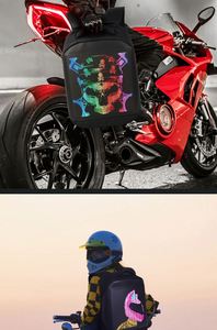 Sac à dos LED créatif Loy en PU imperméable pour homme et femme, idéal pour les loisirs, les trajets quotidiens et la publicité, lumineux et léger - Product Image 5