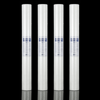 Purificateur d'eau industriel et domestique, filtre à fibres PP 20 pouces, cartouche de remplacement de sédiments 5 microns 10 microns, haute efficacité