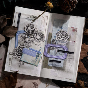 Bloc <span class=keywords><strong>de</strong></span> notas para creación <span class=keywords><strong>de</strong></span> flores, 30 unidades por paquete, serie <span class=keywords><strong>de</strong></span> notas, decoración <span class=keywords><strong>de</strong></span> plantas, Cuenta <span class=keywords><strong>de</strong></span> mano, 8 modelos - Product Image 4