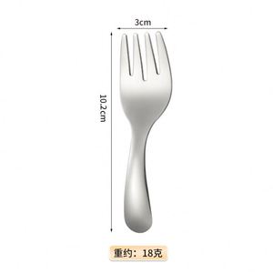 Juego de Cubiertos Infantiles de Acero Inoxidable 304 de Alta Calidad, Moderno y Ecológico, Tenedores y Cucharas Seguros para Niños - Product Image 4