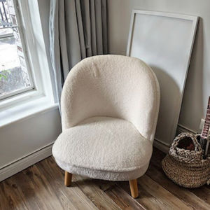 أثاث غرفة المعيشة لينة Boucle تيدي من جلد الغزال الأطفال أريكة كرسي - Product Image 5