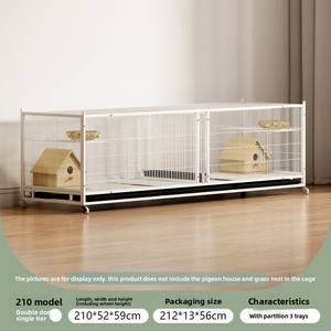 Güvercin Kafesi Üretim Kuş Kafesi Katlanabilir Taşıma Bölmesi Düşük Karbon Çelik Tel Çerçeve Ev Kullanımı İçin Güvercin Yuva Kafesleri - Product Image 3