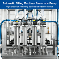 Machine de remplissage automatique de bouteilles de savon liquide de 1L et 5L, machine de remplissage de détergent liquide, machine de remplissage de liquide de blanchiment, machine de remplissage de liquide de lavage