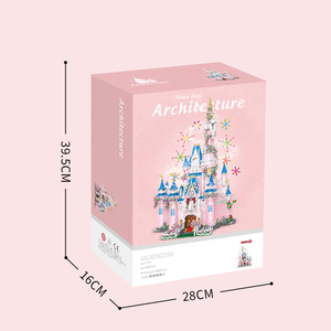 <span class=keywords><strong>New</strong></span> arrivals lâu đài ngôi nhà mơ ước khối xây dựng Bộ khối nhỏ 3D Câu Đố xây dựng đồ chơi với ánh sáng trẻ em Bộ Quà Tặng - Product Image 6