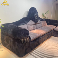 Offre directe d'usine chinoise : Canapé KingKong, ensemble de canapés Gorilla, design unique, meubles de salon, hôtel, villa, canapé en tissu