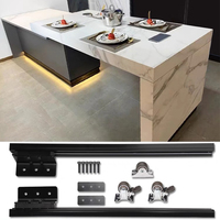Tirez les mécanismes extensibles de Tableau d'île de cuisine de glissière de Table pour les tables coulissantes