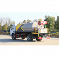 Camion de lutte contre la poussière routière Dongfeng 4X2 de 8,8 m³ équipé d'un pulvérisateur télécommandé de 30 m