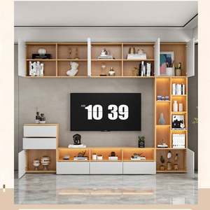 Meuble TV portable, unité de rangement moderne, design luxueux pour le salon, support TV - Product Image 2