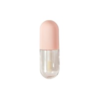Tube vide pour gloss à lèvres en forme de capsule de 3 ml avec logo personnalisé, tube pour huile à lèvres repulpante, huile essentielle, tube de sous-conditionnement