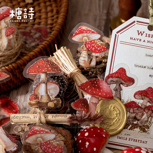 40 PET Sticker Packs Per Pack Botanical Nature Series Vintage Botanical Handbook DIY Decorative Stickers 8 Types - Product Image 3