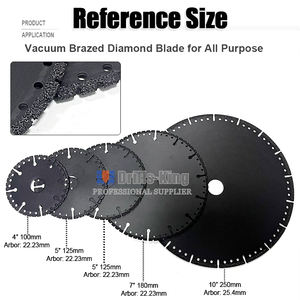 115mm 4.5 inç çok araçlar vakum kaynaklı plastik Metal ahşap kesme diski kiremit kesici bıçak elmas testere bıçağı - Product Image 3