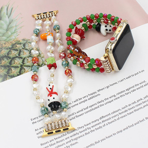 <span class=keywords><strong>Bracelet</strong></span> de couleur arc-en-ciel de Noël pour <span class=keywords><strong>Apple</strong></span> <span class=keywords><strong>Watch</strong></span> ultra <span class=keywords><strong>S8</strong></span> 49/45mm <span class=keywords><strong>Bracelet</strong></span> de montre pour <span class=keywords><strong>Apple</strong></span> <span class=keywords><strong>Watch</strong></span> <span class=keywords><strong>Bracelet</strong></span> de perles de Noël à la main - Product Image 2