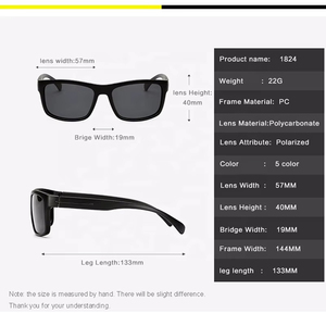 Fashion Classic Polarized Lens <b>Sunglasses</b> Men UV400 Designer Glasses Famous Brands Gafas De Sol De <b>Square</b> <b>Sunglasses</b> - Product Image 5