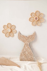 แจกันติดผนังแนวตั้งทำด้วยมือทำด้วยมือผ้าคอตตอนสไตล์โบฮีเมียนสำหรับตกแต่งบ้านปรับขนาดได้สำหรับห้องเด็ก - Product Image 2