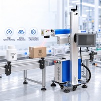 Machine de marquage laser 20W 30W 50W à fibre optique, haute vitesse, pour gravure laser en ligne