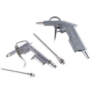 Venta Directa de Fábrica: Kit de Pistola de Aire Comprimido de 5 Piezas, Pistola Sopladora de Aire con Gatillo de Flujo de Aire Variable y Ajustable, Pistola Neumática - Product Image 6
